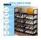 Shoe Rack Shoe Organizer, Metal Stackable&Removable Multifunctional Show Rack for Entryway,Closet, and Bedroom, 20-24 Pairs Shoes Storage Organizer